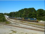 CSX 3299 (ET44AH) 81 (AC44CW) 3150 (ES44AC-H) 565 (AC44CW)